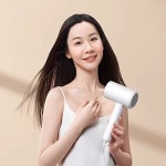 무선드라이기 충전식 휴대용 5세대 헤어 여행용 소형 캠핑용 샤오미 휴대용 선풍기 H101 화이트 : Oh My Julia