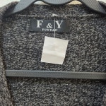 FUYUAN ITALY 울 가디건 남 100/105 J5931 : 스카이빈티지