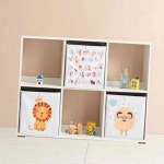 뚜기쩡이 H6294 2단 6칸 심플 낮은책장 박스수납장 책장거실장 책수납장 : 뚜기쩡이