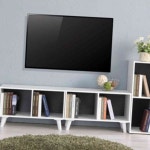 뚜기쩡이 H6222 오픈 거실 수납장 세트 낮은수납장 TV거실장 거실TV장식장 : 뚜기쩡이