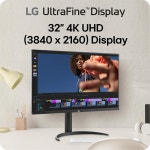 LG 32UR500K-B 초미세 32인치 4K UHD (3840x2160) 컴퓨터 모니터... x2 온스크린 컨트롤 리더 모드 Tilt/Height/Pivot : 바이온더웨이