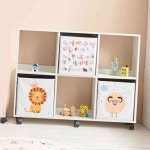 뚜기쩡이 H6314 2단 6칸 바퀴형 심플책장 책수납 책정리 서재책장 : 뚜기쩡이