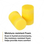 3M 이어플러그 E-A-R 클래식 원터치 리필 391-1001 일회용 500쌍 병 코드 없음 소음 감소 등급 29dB NRR 폼 레귤러 사이즈 롤다운 ANSI... 