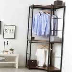 뚜기쩡이 G5193 시스템 행거 드레스룸 코너장 옷행거 : 뚜기쩡이