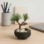 [작은산수화] 해송 미니분재 기본 소나무 탁상용 축하 화분 : Plantmate