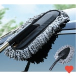 세차용품 차량용 자동차 먼지털이개 극세사 대형 소형 : onSIXmart