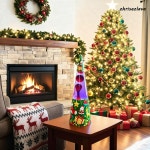 16인치 보라색 액체 모션 램프 흐르는 이완 동적 조명 홈 데코 평온 엔터테인먼트 명상의 밤 성인 및 를 위한 선물 크리스마스 베이스.jzt... 