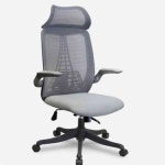 뚜기쩡이 J1351 메쉬 체어 그레이 사무실가구 오피스체어 : 뚜기쩡이
