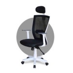 뚜기쩡이 J1410 헤드형 메쉬 체어 사무용책상의자 학생의자 : 뚜기쩡이