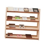 뚜기쩡이 H6709 4단 삼나무 선반책장 1150 인테리어책장 : 뚜기쩡이