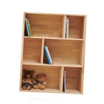 뚜기쩡이 H6723 3단 고무나무 다용도책장 선반책장 : 뚜기쩡이