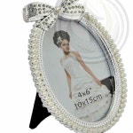 액자 사진틀 진주 리본 테이블프레임 4x6 포토 빠른배송 가족 방 선물 사진지 보관 : 엘리윈