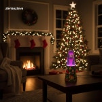 16인치 보라색 액체 모션 램프 흐르는 이완 동적 조명 홈 데코 평온 엔터테인먼트 명상의 밤 성인 및 를 위한 선물 크리스마스 베이스.jzt... 