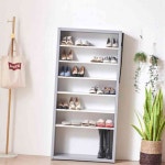 뚜기쩡이 H6914 7단 틈새 오픈 신발장 840 가정용신발장 신발보관 신발선반 : 뚜기쩡이