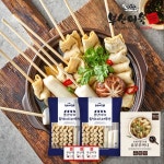 부산어묵 포장마차 물떡 꼬치 어묵탕2봉+수제유부주머니 1봉 set : 초이스리테일