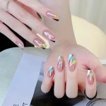 200개 롤리팝 캔디 네일 아트 참 컬러풀한 3D 레진 미니 귀여운 설탕 장식 카와이 달콤한 액세서리 DIY 공예 및 장식용 : 글로벌하버샵