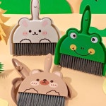 학교 초등빗자루 소형 프라스틱빗자루 개구리 : 하늘은하수