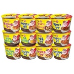 오뚜기컵밥 12종(톡톡김치+참치마요+제육+매콤낙지+돌솥+김치참치+춘닭+차돌+불닭마요+오삼+햄버그+뚝불) : 씨유니