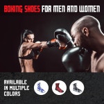 링사이드 에이펙스 엘리트 복싱화 - 남녀용 합성 가죽 하이탑 발목 신발 복싱 레슬링 운동 훈련 대회 (2-13) Wh/Bk 6 : 담스포어