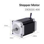 Nema 23 스테퍼 모터 57mm 2상 220Ncm 플라즈마 3D 프린터 그라인드 CNC 4-리드 케이블 절단 폼 4A 8mm : Global Muse