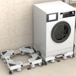 세탁기받침대 드럼세탁기소음 수평 건조기 높이조절 냉장고 더블 강화 프레임 더블 강화 프레임 그레이 : 씨유니