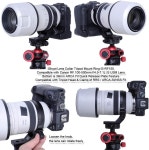 iShoot 금속 삼각대 장착 링 렌즈 칼라 캐논 RF 100-500mm f /4.5-7.1L는 USM 지지대 브래킷 하단은 Arca-Swiss Fit 퀵 릴리스 플레이트... 