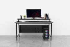 썬라이프 35 F1 낮은선반 1인 2인 공부 학생 PC방 게이밍 컴퓨터책상 1200x600 : 썬라이프