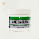 신한 색채 매트 미디엄 250ml 아크릴 보조제 무광 채색 미술 공예 1개입 : 풍쓰마켓