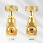 리토랑주 2팩 헤비 듀티 황동 교체 제어 바늘 밸브 1 /4 남성 NPT X 여성 연결 2PCS 1/4 Male x : 배리브랜드