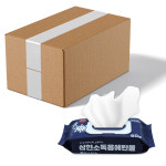 삼현 소독용 에탄올 플러스티슈 1박스 (1팩 60매입 X 20팩) 소독티슈 캡형 손소독 물티슈 캡형 : 세븐메디칼