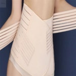 키템 이중압박 보정 복대 허리 보조기 이중 압박 복대 보정 속옷 : 키템