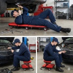 쿨존 작업카트 의자 자동차 공업사 카센터 자동차 하부수리 하부작업 : 몰코리아