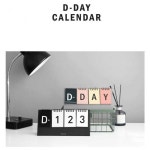 만년 탁상 2026년달력 D-DAY 디데이캘린더 기념일 수능 미니 디자인 : 그랑블스토어