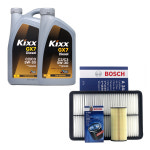 그랜드 카니발R 디젤 엔진오일 킥스 GX7 5W30 7리터 보쉬 오일필터 에어필터 : 신우오일