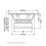 노르웨이 SEAS MCY15ACY H1262-08 5인치 베이스 스피커 Pmax 300W 8옴 고음질 : 태재상사
