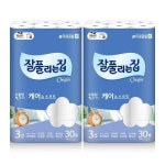 미래생활 잘풀리는집 케어앤소프트 화장지 27m x 30롤 x 2팩 : 가성비  가심비  준더팍