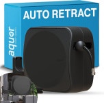 아쿠아 리트랙터블 가든 호스 릴 80피트 x 5인치 워터 월 마운트 자동 되감기 180° 회전 튼튼한 자외선 저항 케이스() Sand : 쇼핑메이트글로벌