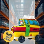 컬러룬 스쿨버스 10개입 만들기키트 색칠놀이 공예키트 만들기재료 : 요트