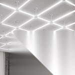 [카페 천장 인테리어] LED조명 펜던트형 모듈 라인조명 : 이응이응몰