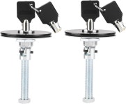 자동차 엔진 후드 커버 잠금 핀 키 키트 범용 래치 핀(블랙) : 블루밍웨이