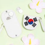 가죽동전지갑 태극기만들기 여행용 미니동전지갑 : 키움아트