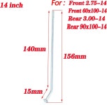 14인치 스포크 포 더트 바이크 프론트 또는 리어 휠 림 C 스타일 허브 전용 Spoke-14 inch : 몽몽잡