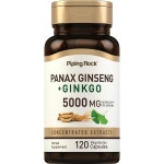 파이핑록 파낙스 인삼 캡슐 5000mg 120개 : 뉴트리밸리