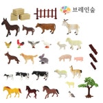 브레인숲 자연생태 교육세트C - 농장 유치원 어린이집 학원 교습 교구 단체 창의력 : 마켓디에이알