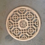 복 벽 문양 갓 장식 원형 배경 천장 입구 격자 단단한 둥근 나무 : 글로벌픽 스토어마켓