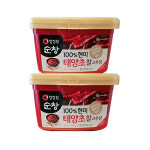 청정원 현미 찰 고추장 2kg X 2개 : 헬리오리