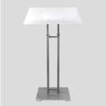 외부 메뉴판 거치대 야외 입구 실내 카페 음식점 메뉴책 가격표 안내판 받침대 600 화이트 : 건스3