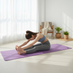 UPNS 양면 논슬립 TPE 4mm 요가매트 (퍼플) 피트니스 헬스매트 필라테스 홈트 : DY FitNsports