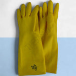 산업현장보호장갑 화학물질방호장갑 공업용 10호 240mmx420mm 노랑 10EA : DA사슈