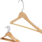 TW 원목옷걸이 세트 5개입 매장 드레스룸 논슬립 고급 옷장 옷가게 : 투웨이브몰